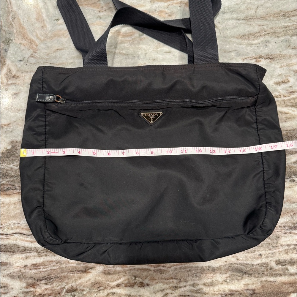 Prada Black Nylon Laptop Bag - Picture 5 of 9